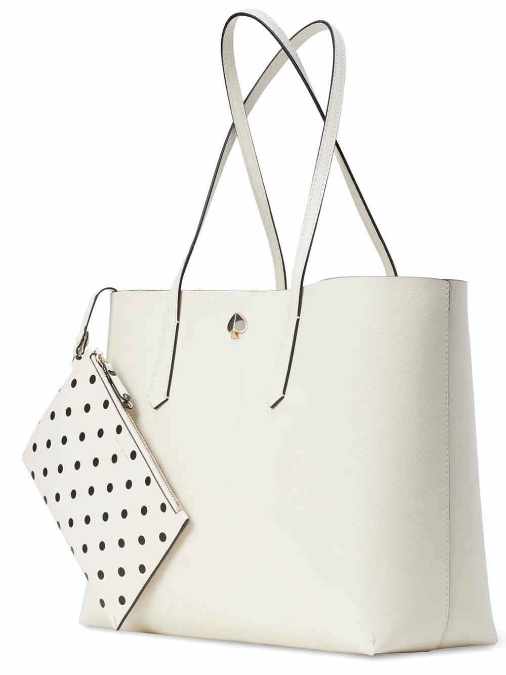 Kate Spade New York Large Molly Cabana Dot Pop Leather Tote NWOT